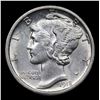 Image 2 : 1918-d Mercury Dime 10c Grades AU Details
