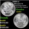 Image 1 : 1884-o Morgan Dollar $1 Grades GEM+ Unc