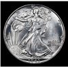 Image 2 : 1943-p Walking Liberty Half Dollar 50c Grades Select+ Unc