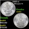 Image 1 : 1885-o Morgan Dollar $1 Grades Select+ Unc
