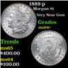 Image 1 : 1889-p Morgan Dollar $1 Grades Choice+ Unc