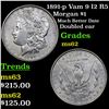 Image 1 : 1891-p Vam 9 I2 R5 Morgan Dollar $1 Grades Select Unc