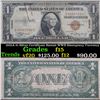 Image 1 : 1935A $1 Silver Certificate Hawaii WWII Emergency Currency Grades f+