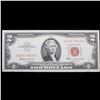 Image 2 : 1963 $2 Red seal United States Note Signatures Granahan/Dillon Grades Gem++ CU