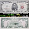 Image 1 : 1963 $5 Red seal United States Note Minor Mint Error Grades xf