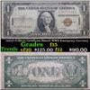 Image 1 : 1935A $1 Silver Certificate Hawaii WWII Emergency Currency Grades f+