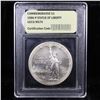 Image 2 : 1986-p Liberty Modern Commem Dollar $1 Graded ms70, Perfection By USCG