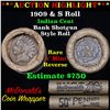 Image 1 : Indian 1c Shotgun Roll, 1909 end, KEY date 's' mint on the other, Wow!
