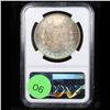 Image 3 : ***Auction Highlight*** 1881-p Rainbow Toned Morgan Dollar $1 Graded ms64 By NGC (fc)