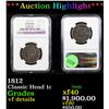 Image 1 : ***Auction Highlight*** NGC 1812 Classic Head Large Cent 1c Graded vf details By NGC (fc)
