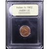 Image 4 : ***Auction Highlight*** 1902 Indian Cent 1c Graded Choice+ Unc RD By USCG (fc)