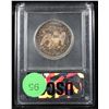 Image 5 : ***Auction Highlight*** 1873-p Arrows Rainbow Toned Seated Half Dollar 50c Graded Select+ Unc By USC