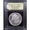 Image 4 : ***Auction Highlight*** 1878-cc Vam 2a R5 Morgan Dollar $1 Graded Choice Unc By USCG (fc)