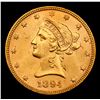 Image 2 : ***Auction Highlight*** 1894-p Gold Liberty Eagle $10 Graded Choice Unc By USCG (fc)