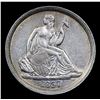 Image 2 : ***Auction Highlight*** 1837 Large Date No Stars Seated Liberty Dime 10c Graded Choice AU/BU Slider+