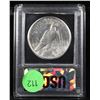 Image 5 : ***Auction Highlight*** 1921-p Peace Dollar $1 Graded Choice Unc By USCG (fc)