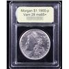 Image 4 : ***Auction Highlight*** 1900-p Vam 28 Morgan Dollar $1 Graded GEM+ Unc By USCG (fc)