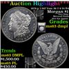 Image 1 : ***Auction Highlight*** 1878-p 7/8tf Vam 36 7/4 I4 R4 Morgan Dollar $1 Graded Select Unc DMPL By USC