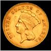 Image 2 : ***Auction Highlight*** 1878 Three Dollar Gold 3 Graded Unc Details By USCG (fc)