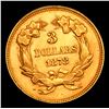 Image 3 : ***Auction Highlight*** 1878 Three Dollar Gold 3 Graded Unc Details By USCG (fc)