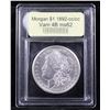 Image 4 : ***Auction Highlight*** 1892-cc /cc Vam 4B I3 R5 Morgan Dollar $1 Graded Select Unc By USCG (fc)