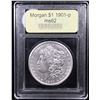 Image 4 : ***Auction Highlight*** 1901-p Morgan Dollar $1 Graded Select Unc By USCG (fc)