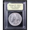 Image 4 : ***Auction Highlight*** 1892-o Vam 15a R6 Morgan Dollar $1 Graded Select Unc By USCG (fc)