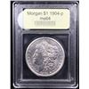 Image 4 : ***Auction Highlight*** 1904-p Morgan Dollar $1 Graded Choice Unc By USCG (fc)