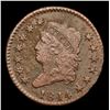 Image 2 : ***Auction Highlight*** 1814 s-294 Classic Head Large Cent 1c Graded vf details By USCG (fc)
