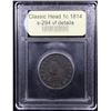 Image 4 : ***Auction Highlight*** 1814 s-294 Classic Head Large Cent 1c Graded vf details By USCG (fc)