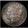 Image 2 : ***Auction Highlight*** 1890-p Colorfully Toned Morgan Dollar $1 Graded Choice+ Unc By USCG (fc)