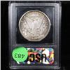Image 5 : ***Auction Highlight*** 1890-p Colorfully Toned Morgan Dollar $1 Graded Choice+ Unc By USCG (fc)