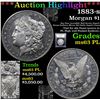 Image 1 : ***Auction Highlight*** 1883-s Morgan Dollar $1 Graded Select Unc PL By USCG (fc)
