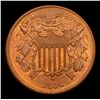 Image 2 : ***Auction Highlight*** 1864 Small Motto Two Cent Piece 2c Graded GEM Unc RB By USCG (fc)