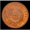 Image 3 : ***Auction Highlight*** 1864 Small Motto Two Cent Piece 2c Graded GEM Unc RB By USCG (fc)