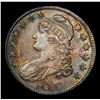 Image 2 : ***Auction Highlight*** 1834 O-109 Rainbow Toned Capped Bust Half Dollar 50c Graded Select Unc By US