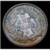 Image 3 : ***Auction Highlight*** 1870-p Fortin 101a Rainbow Toned Seated Liberty Dime 10c Graded Choice Unc B