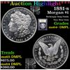 Image 1 : ***Auction Highlight*** 1881-s Morgan Dollar $1 Graded Choice Unc+ DMPL By USCG (fc)
