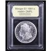 Image 4 : ***Auction Highlight*** 1881-s Morgan Dollar $1 Graded Choice Unc+ DMPL By USCG (fc)