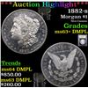 Image 1 : ***Auction Highlight*** 1882-s Morgan Dollar $1 Graded Select Unc+ DMPL By USCG (fc)