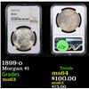 Image 1 : NGC 1899-o Morgan Dollar $1 Graded ms63 By NGC