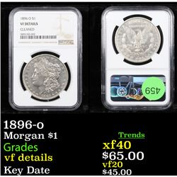 NGC 1896-o Morgan Dollar $1 Graded vf details By NGC