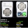 Image 1 : NGC 1896-o Morgan Dollar $1 Graded vf details By NGC