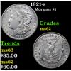Image 1 : 1921-s Morgan Dollar $1 Grades Select Unc