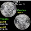 Image 1 : 1881-s Morgan Dollar $1 Grades Select+ Unc