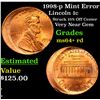 Image 1 : 1998-p Mint Error Lincoln Cent 1c Grades Choice+ Unc RD