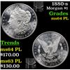 Image 1 : 1880-s Morgan Dollar $1 Grades Choice Unc PL