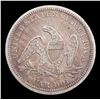 Image 3 : 1853-p Arrows & Rays Seated Liberty Quarter 25c Grades xf