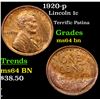 Image 1 : 1920-p Lincoln Cent 1c Grades Choice Unc BN