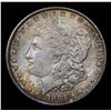 Image 2 : 1884-p Colorfully Toned Morgan Dollar $1 Grades Choice Unc